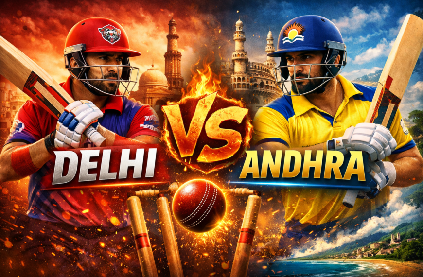 Andhra vs DelhiRanji Trophy, Vijay Hazare Trophy, or Syed Mushtaq Ali Trophy.