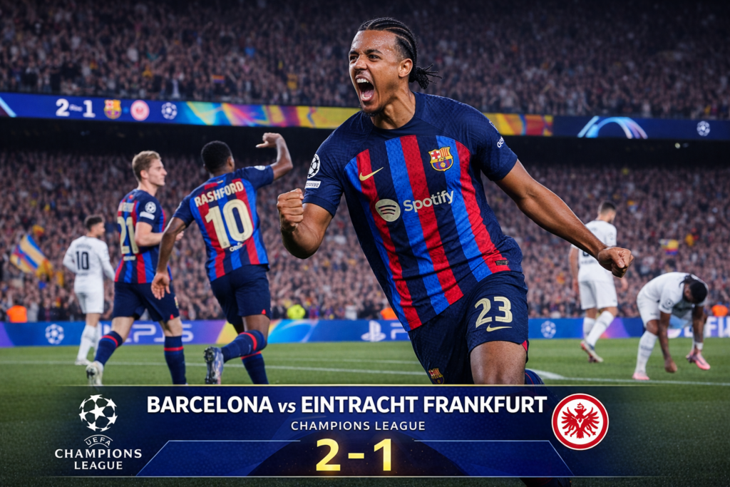 Barcelona vs Eintracht Frankfurt