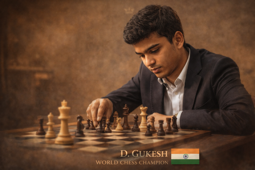 Gukesh Dommaraju World Chess Champion 2025