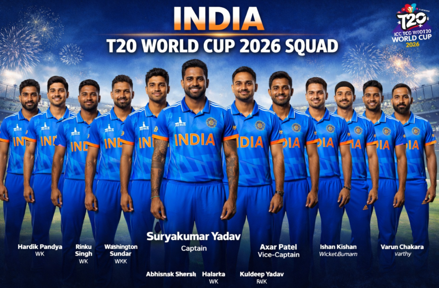 men t20 world cup 2026 india squad
