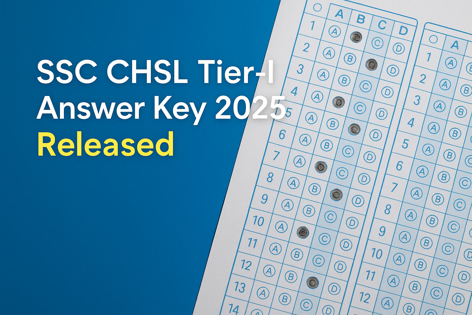 SSC CHSL Tier 1 Answer Key 2025 Released at ssc.gov.in, Objections Open Till December 11