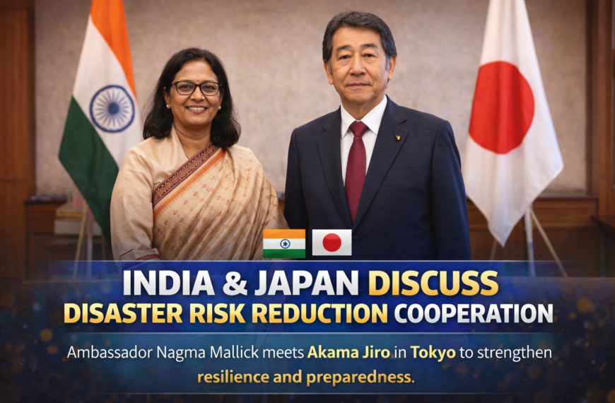 india Japan Explore Partnership in Disaster Risk Reduction and Resilience