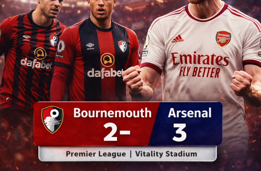 bournemouth vs arsenal
