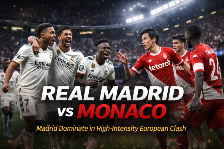 real madrid vs monaco