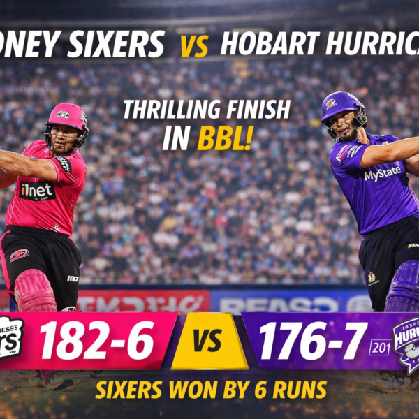 sydney sixers vs hobart hurricanes