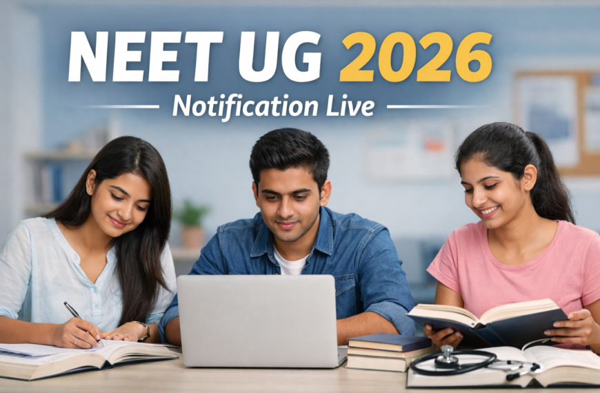 NEET UG 2026 Notification Live