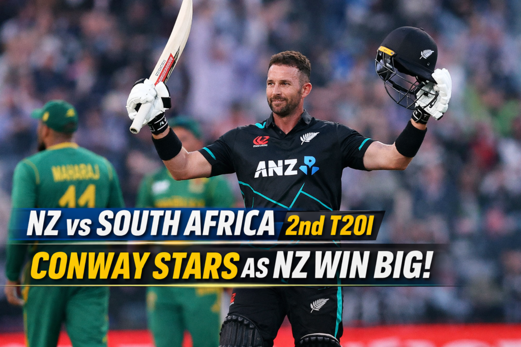 2nd T20I: Devon Conway Shines as New Zealand Level Series