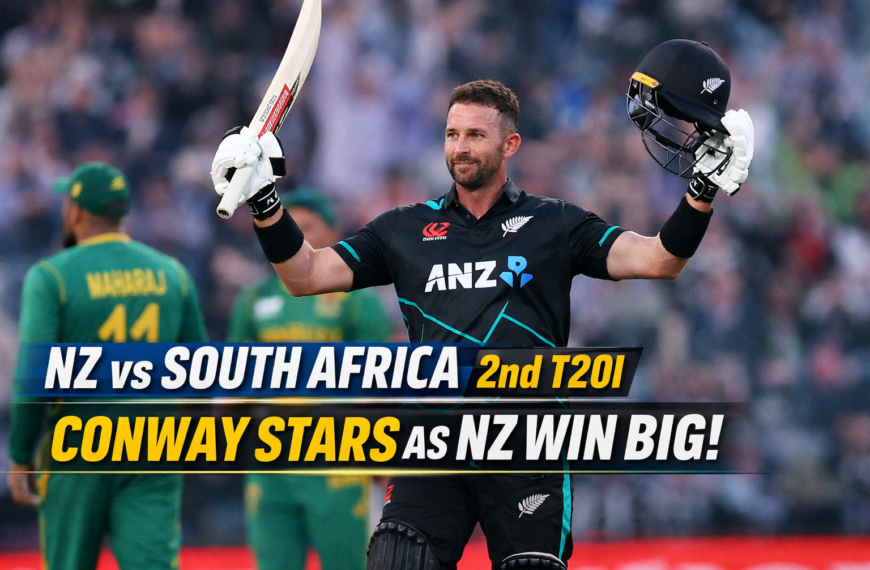 2nd T20I: Devon Conway Shines as New Zealand Level Series