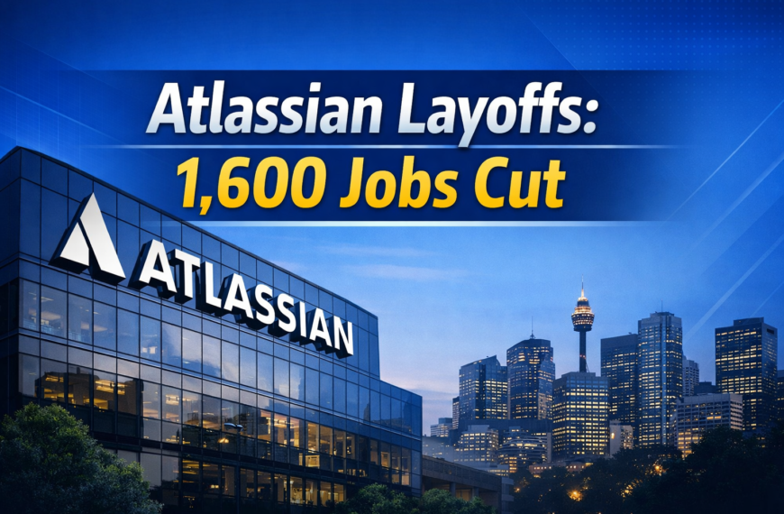 Tech Layoffs Continue Atlassian Plans to Slash 1,600 Jobs Globally.
