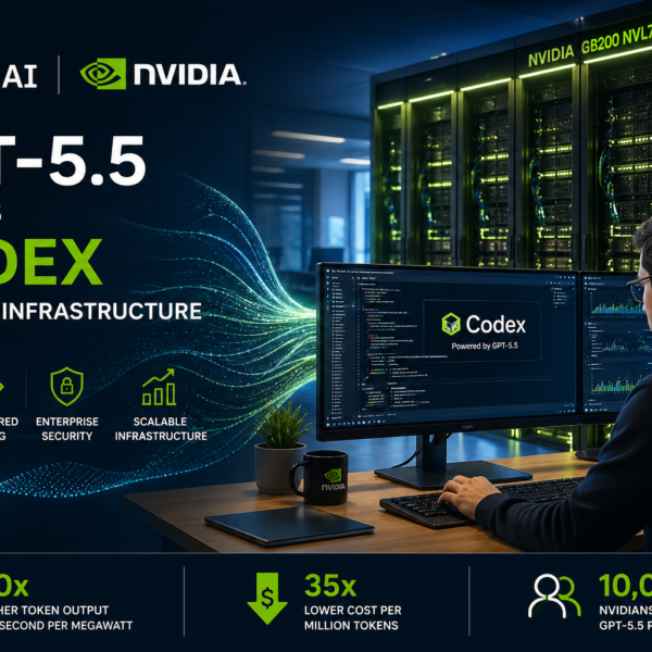 OpenAI GPT-5.5 Powers Codex on NVIDIA 10,000 Employees See “Mind-Blowing” Results