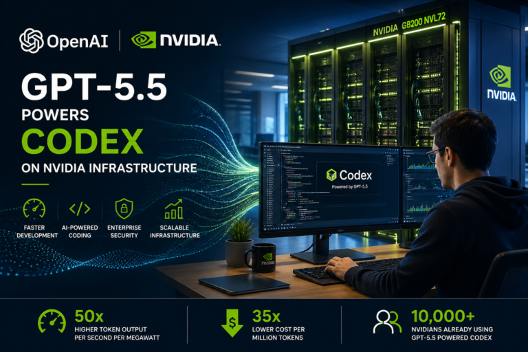 OpenAI GPT-5.5 Powers Codex on NVIDIA 10,000 Employees See “Mind-Blowing” Results