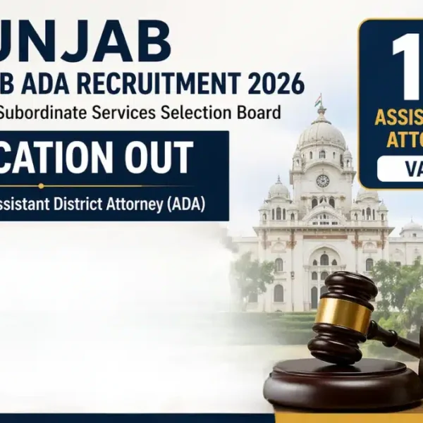 PSSSB ADA Recruitment 2026