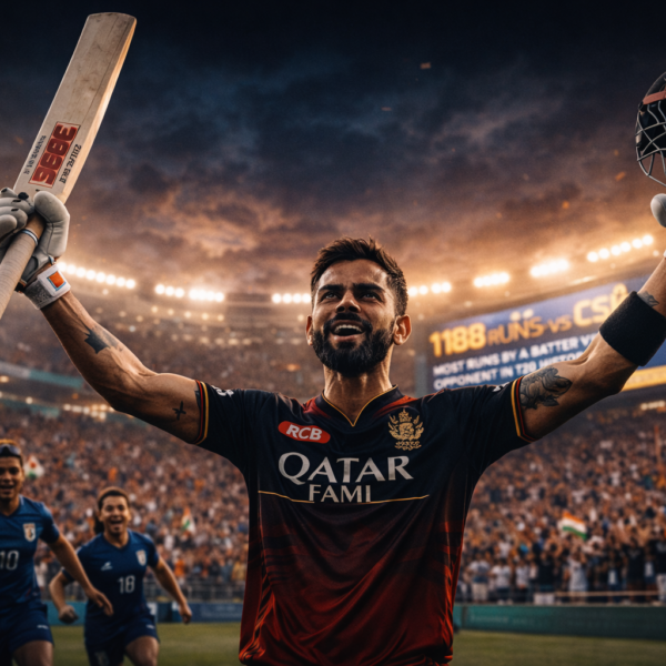 RCB vs CSK: Virat Kohli Creates Historic T20 Record, Becomes No.1