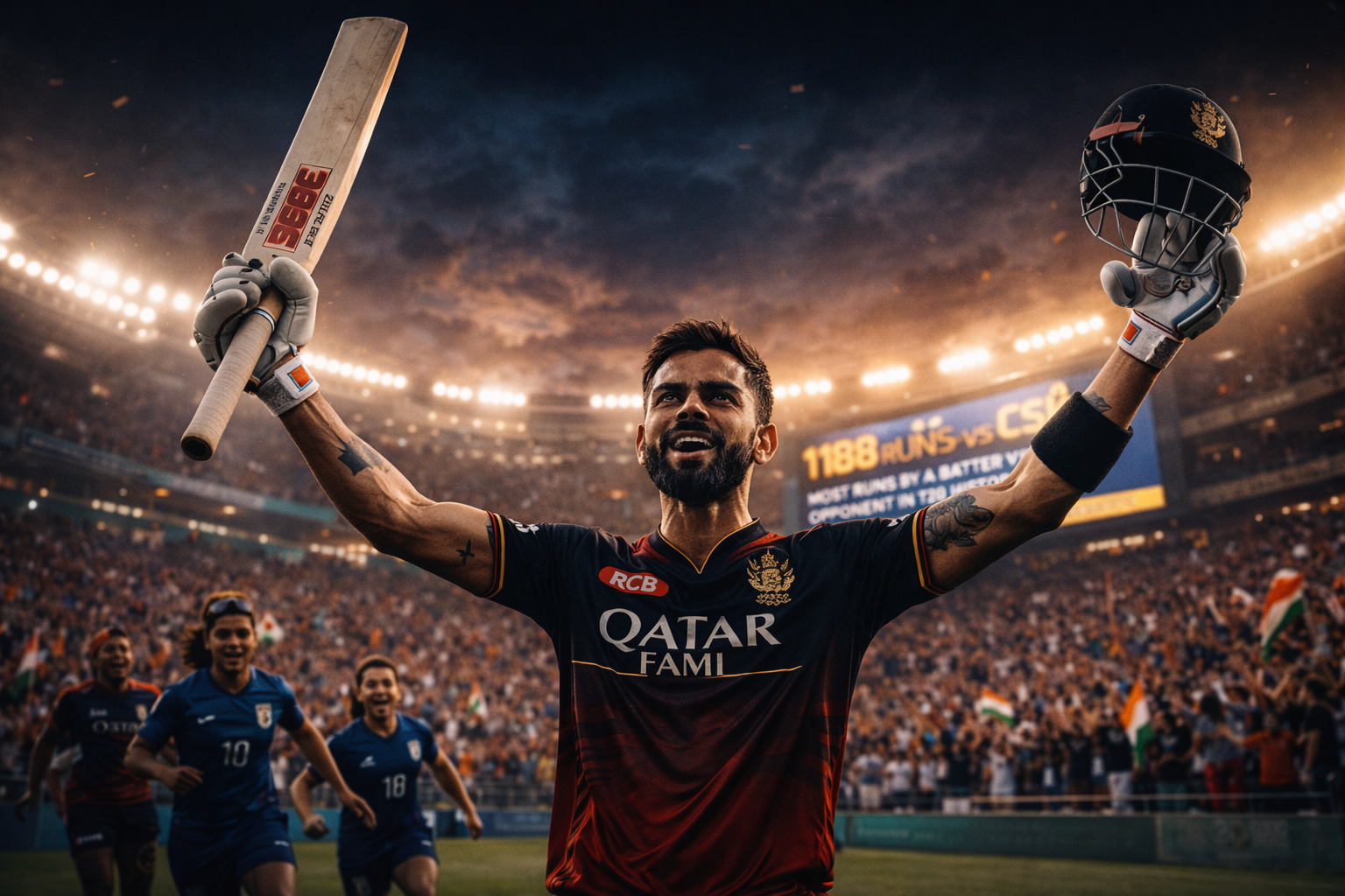 RCB vs CSK Virat Kohli Creates Historic T20 Record, Becomes No.1