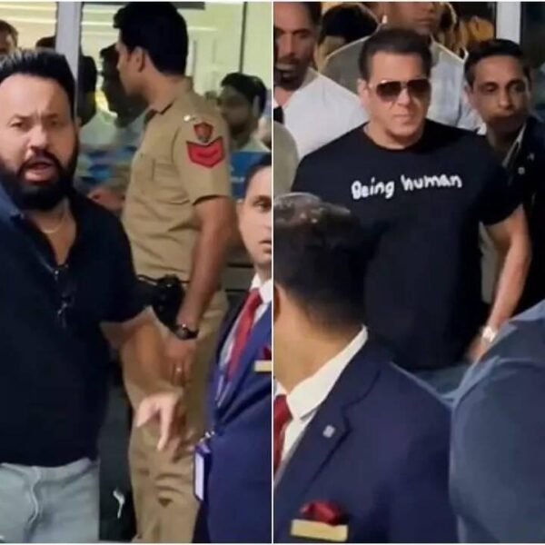 Salman Khan Airport Viral Video