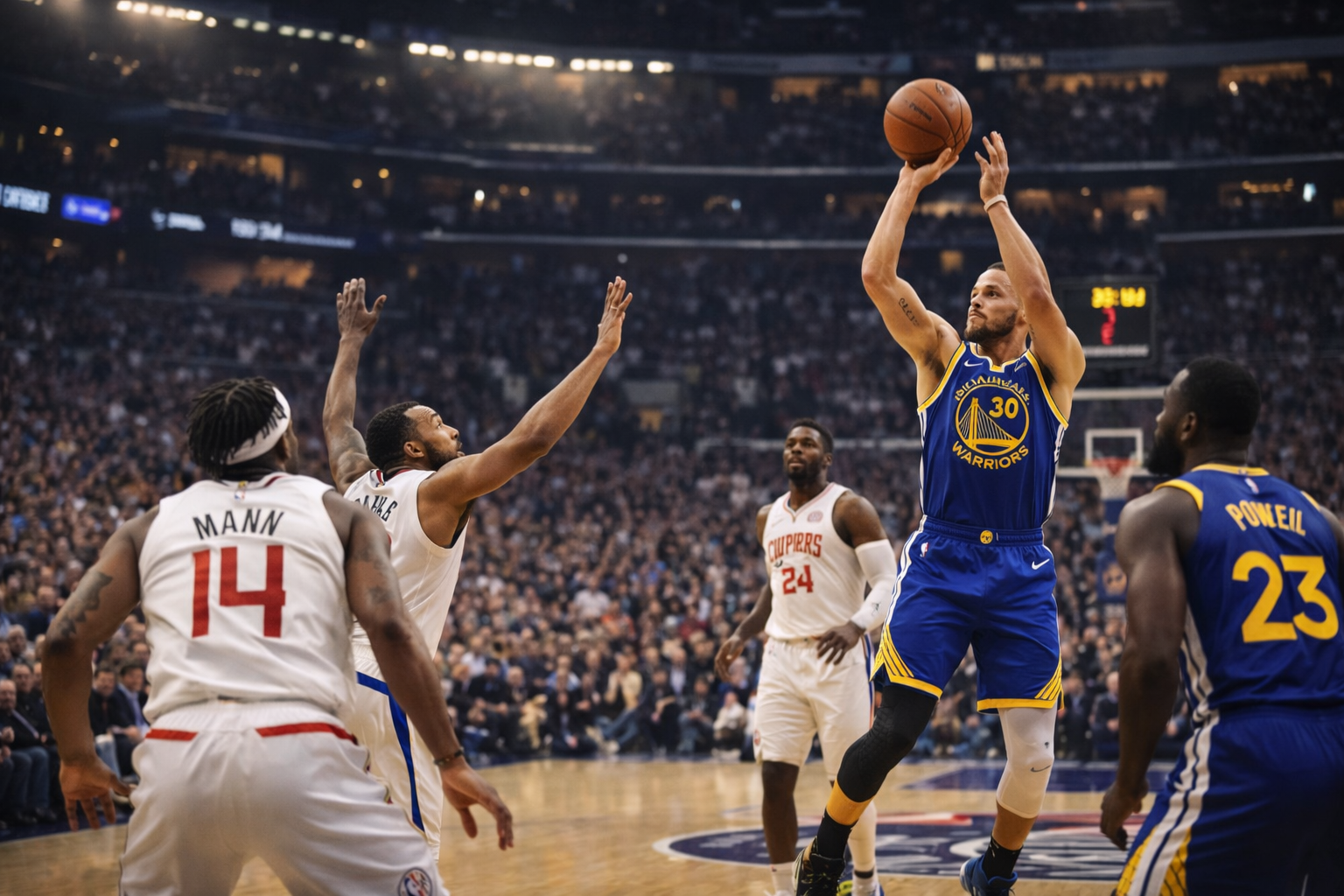 Stephen Curry Magic Again! Warriors Knock Out Clippers, Sixers Enter Playoffs