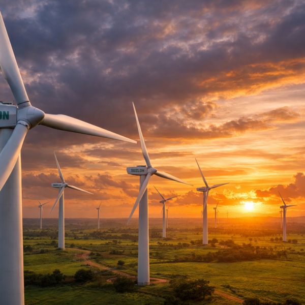 Suzlon Energy Shares Jump 8%, Extend 5-Day Rally on Strong Institutional Buying