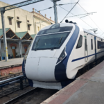 Vande Bharat Express at railway station