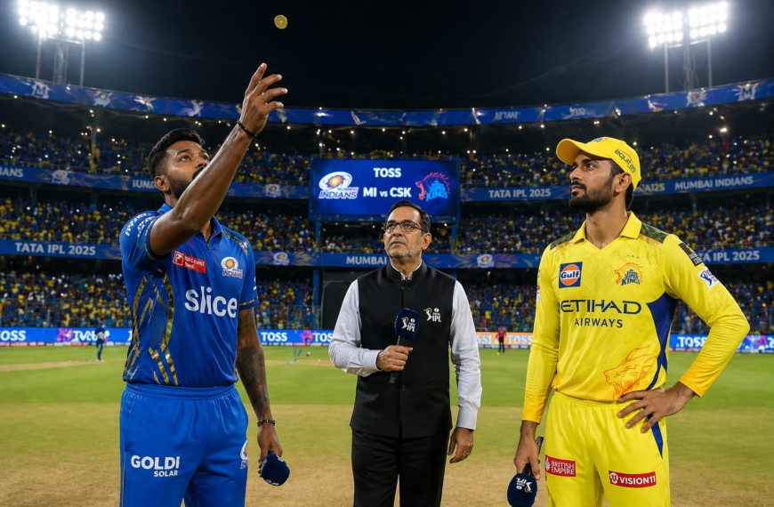 MI vs CSK: Hardik Pandya Wins Toss, Mumbai Indians Opt to Bowl; No MS Dhoni or Rohit Sharma