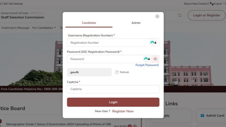ssc gov.in GD 2026 Exam Schedule