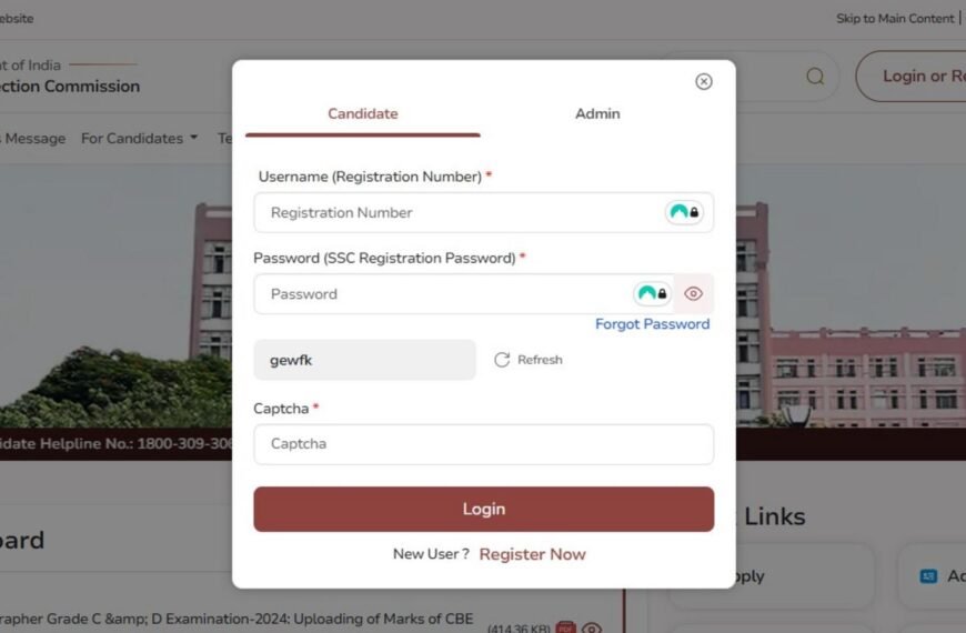 ssc gov.in GD 2026 Exam Schedule