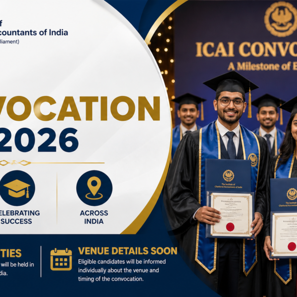 ICAI Convocation 2026: Date, Cities & Venue Details Released!