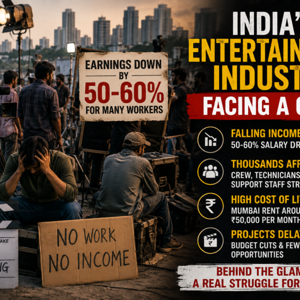 India’s Entertainment Industry Facing Financial Crisis? Survey Reveals Massive Income Drop Among Workers