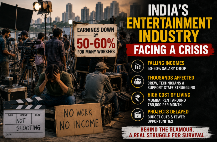 India’s Entertainment Industry Facing Financial Crisis Survey Reveals Massive Income Drop Among Workers