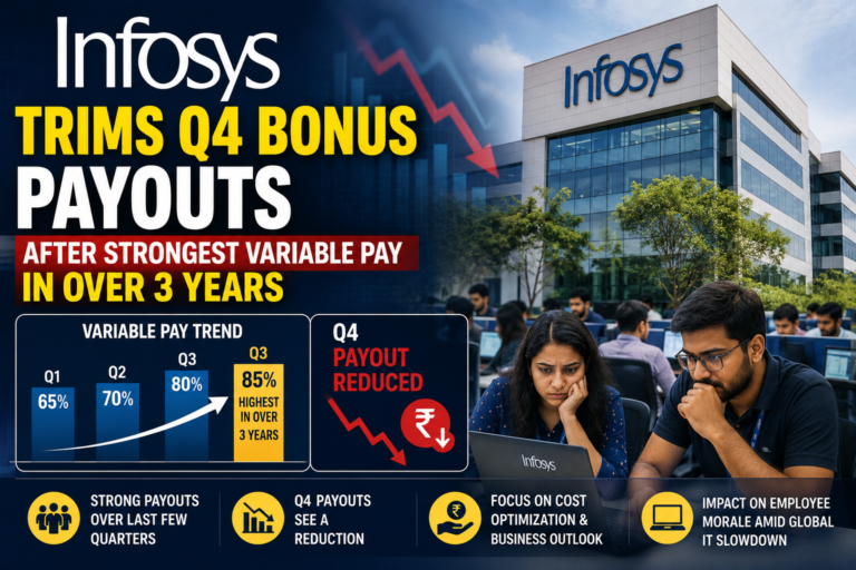 Infosys Slashes Q4 Bonus Payouts