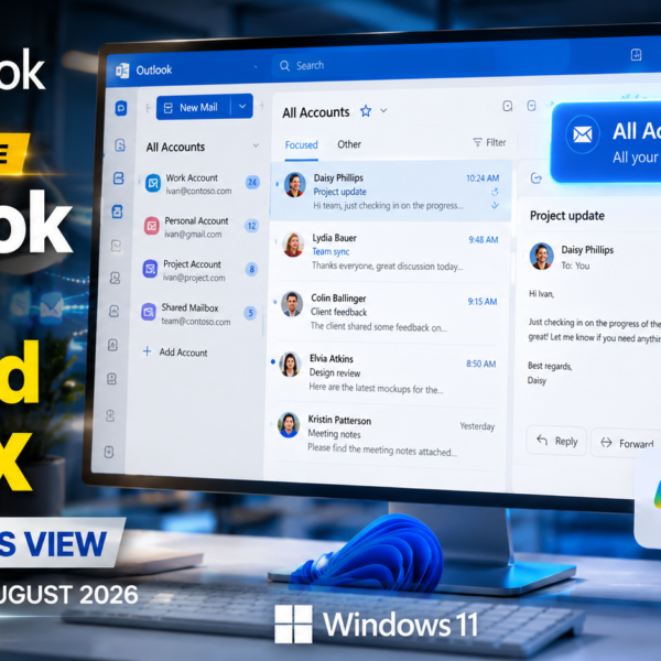 Outlook Finally Gets Unified Inbox on Windows