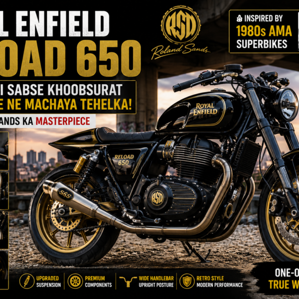 Royal Enfield Reload 650: अब तक की सबसे खूबसूरत Retro Bike ने मचाया तहलका
