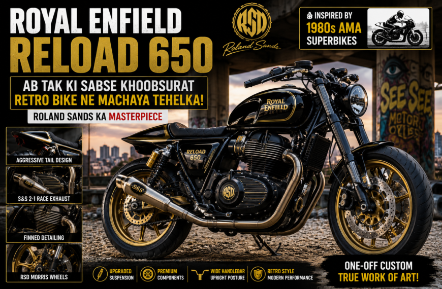 Royal Enfield Reload 650 अब तक की सबसे खूबसूरत Retro Bike ने मचाया तहलका
