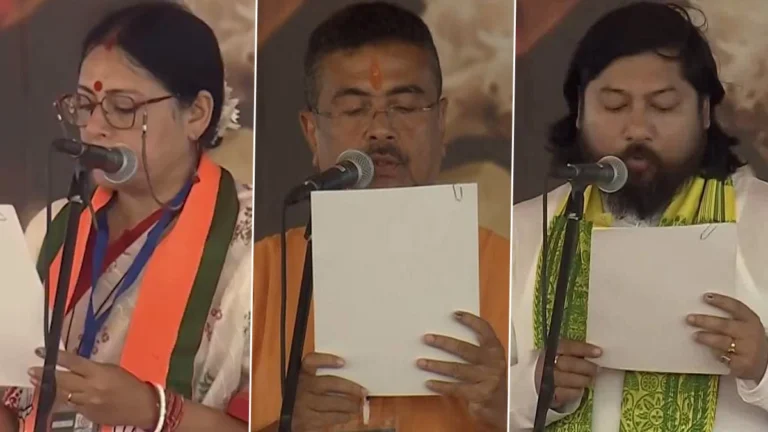 Suvendu Adhikari Takes Oath as Bengal CM Meet BJP’s First West Bengal Cabinet