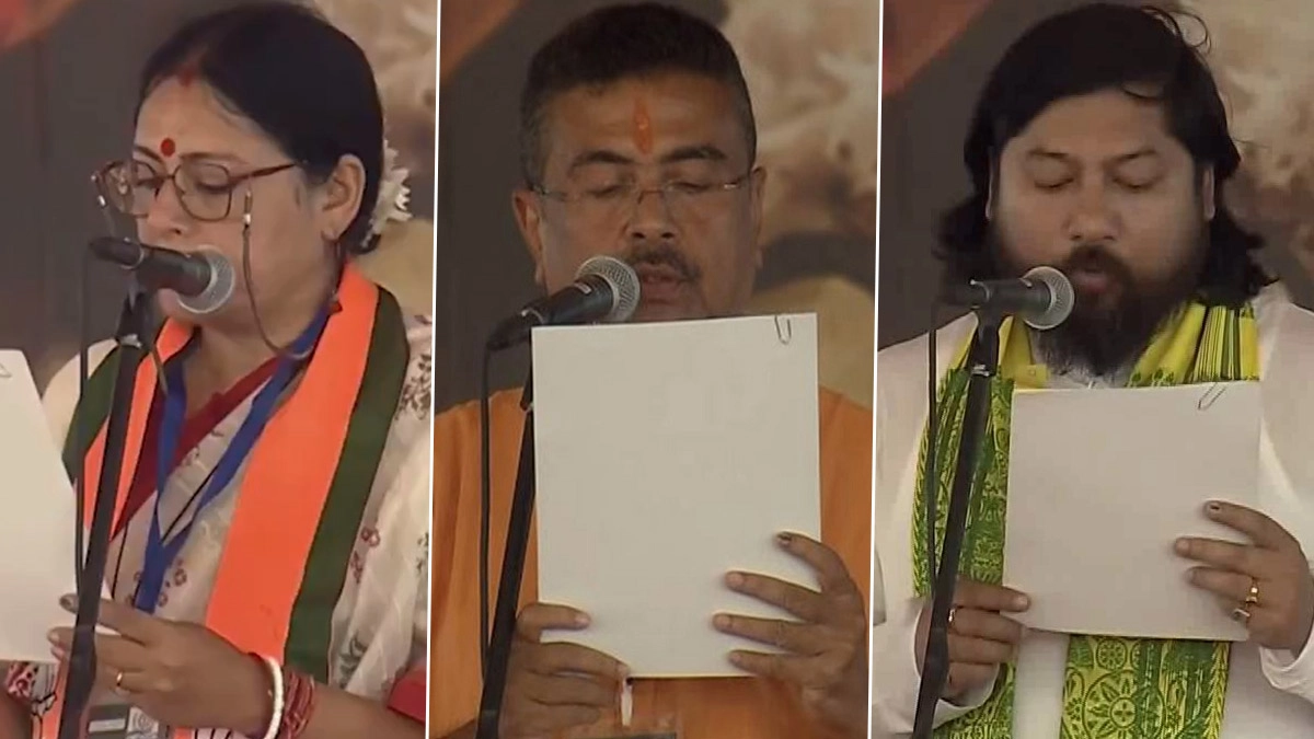 Suvendu Adhikari Takes Oath as Bengal CM Meet BJP’s First West Bengal Cabinet