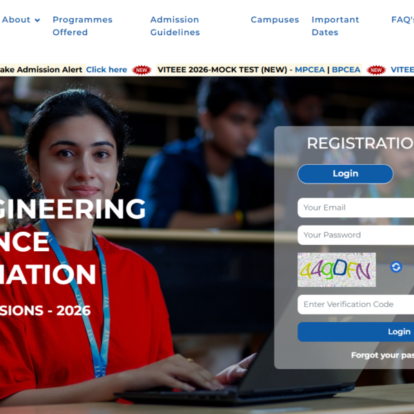 VITEEE Result 2026 Declared Download BTech Scorecard at viteee.vit.ac.in