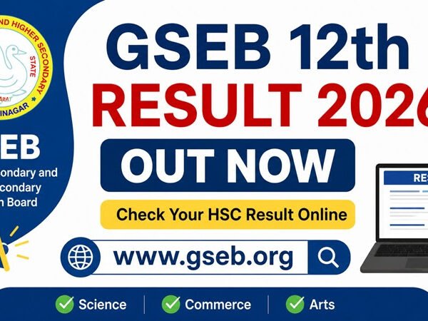 GSEB 12th Result 2026 OUT Gujarat Board HSC Result जारी