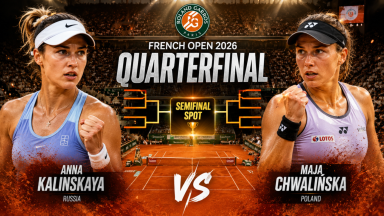Anna Kalinskaya vs Maja Chwalinska Quarterfinal Clash