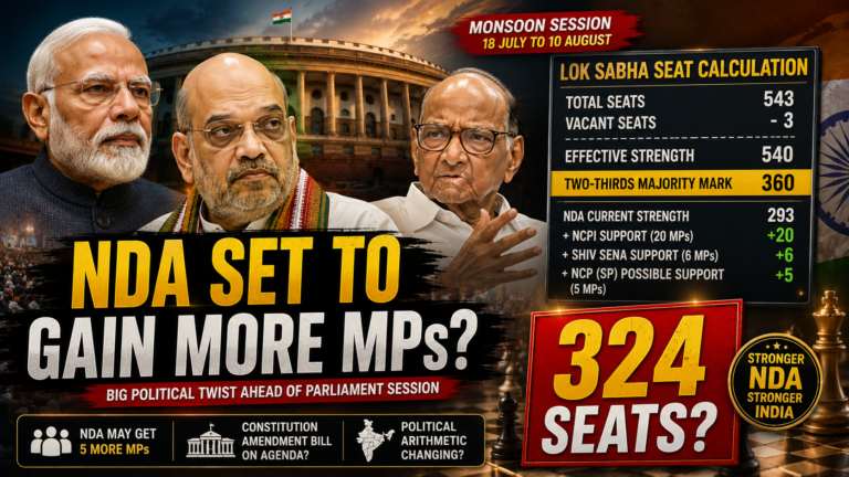 Big Political Twist NDA May Get 5 More MPs Before Parliament Session