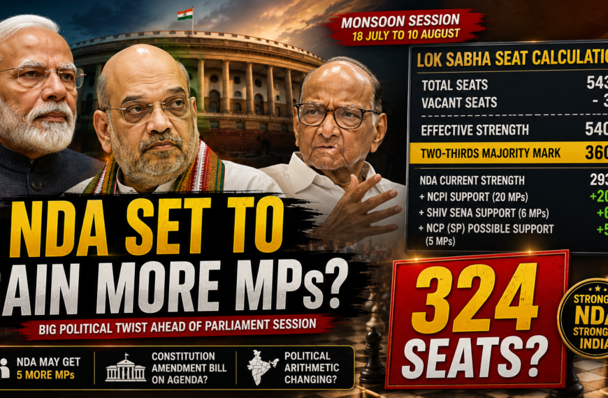 Big Political Twist? NDA May Get 5 More MPs Before Parliament Session