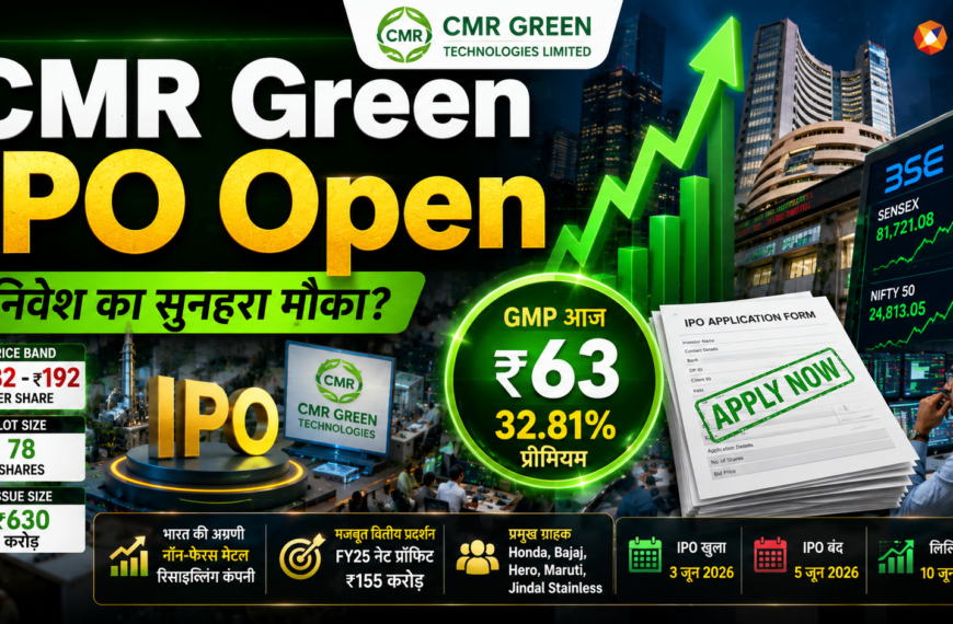 CMR Green IPO Open Today