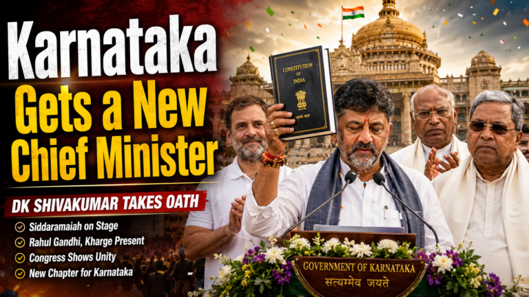DK Shivakumar Becomes Karnataka CM