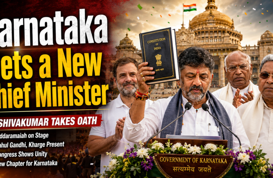 DK Shivakumar Becomes Karnataka CM