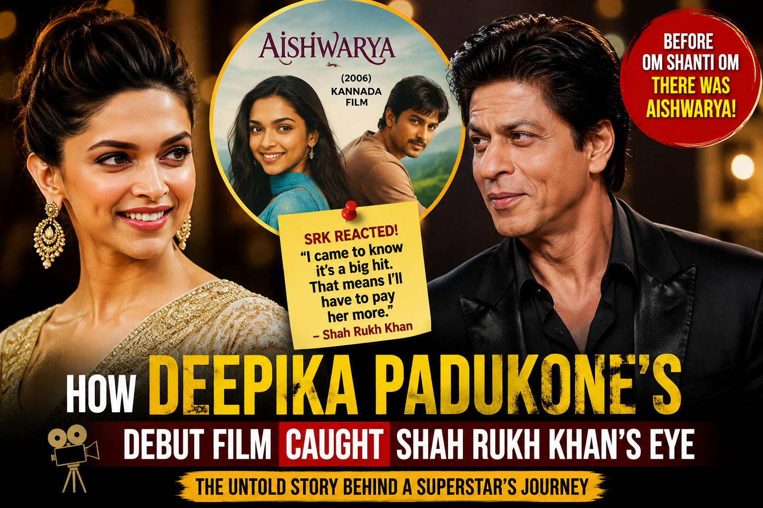 Deepika Padukone's First Kannada Hit Impressed Shah Rukh Khan Before Om Shanti Om