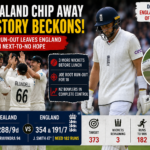 England vs New Zealand 3rd Test Joe Root Run-Out Leaves England on Brink of Historic Home Series Defeat