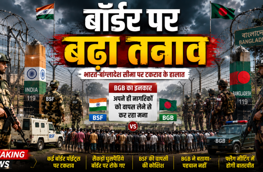 India-Bangladesh Border Standoff Over Bangladeshi Infiltrators