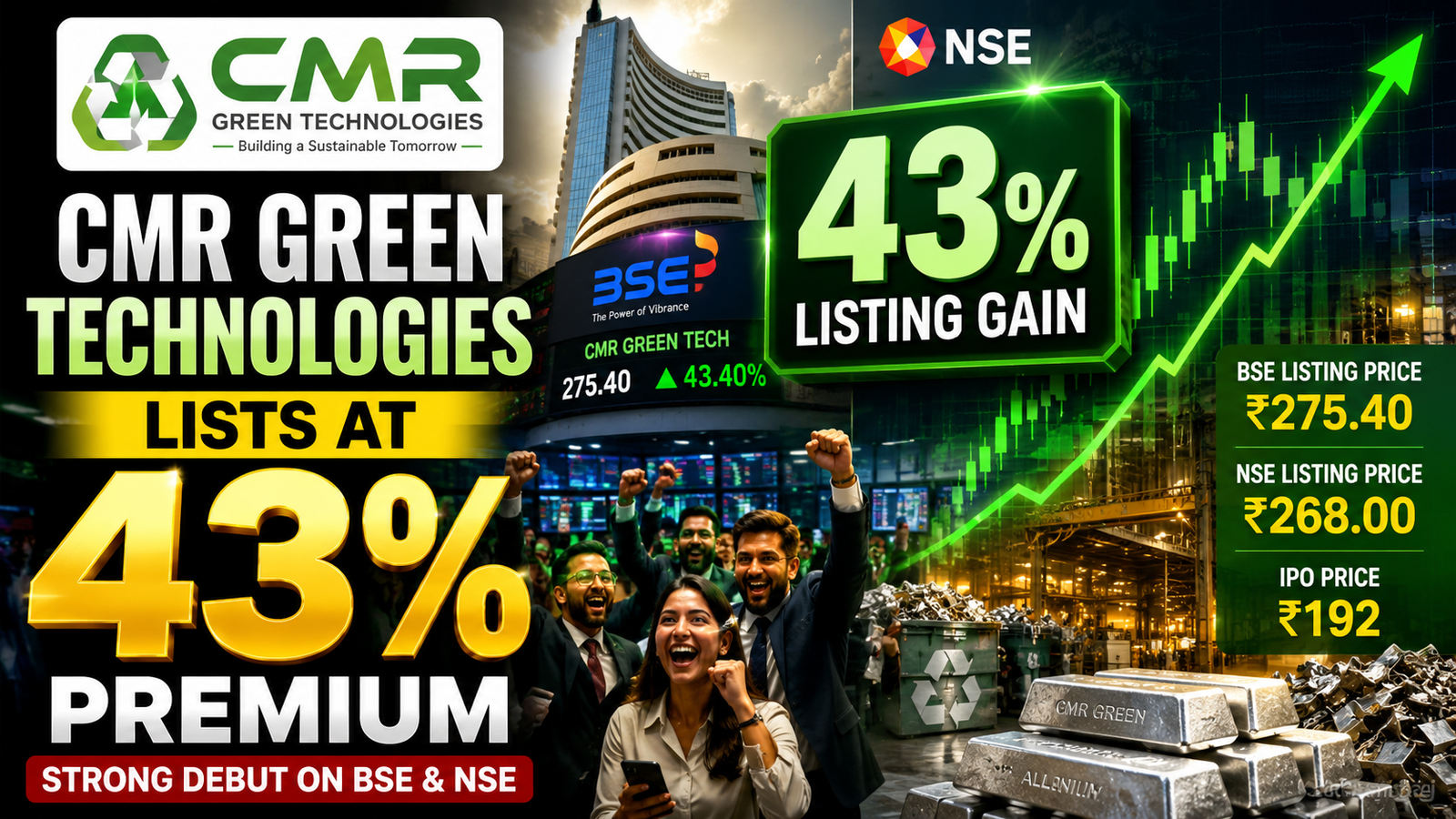 cmr green technologies share price