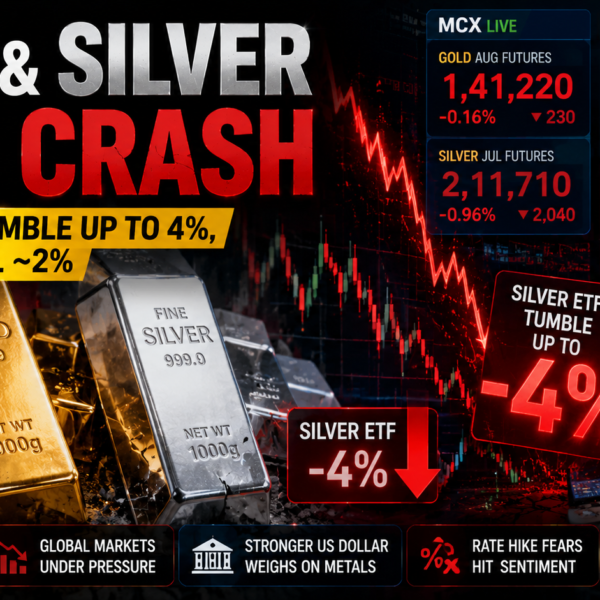 Gold & Silver ETFs Fall! Investors Lose Up to 4% in a Day
