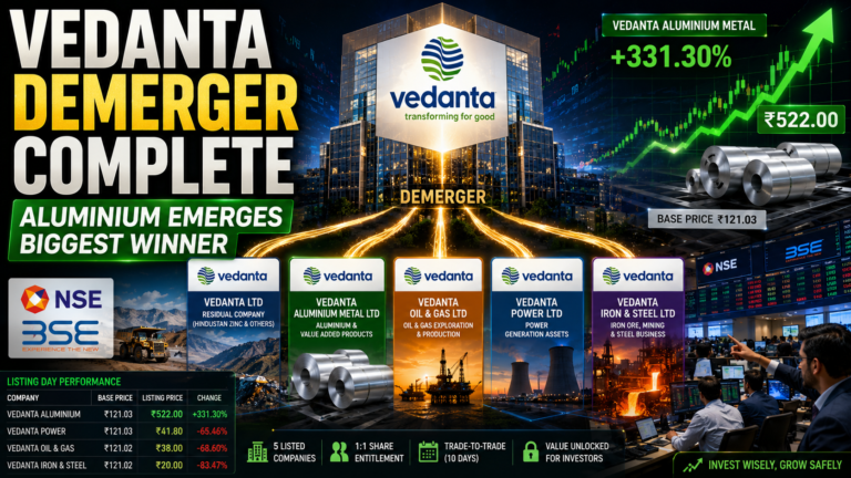 vedanta power share price