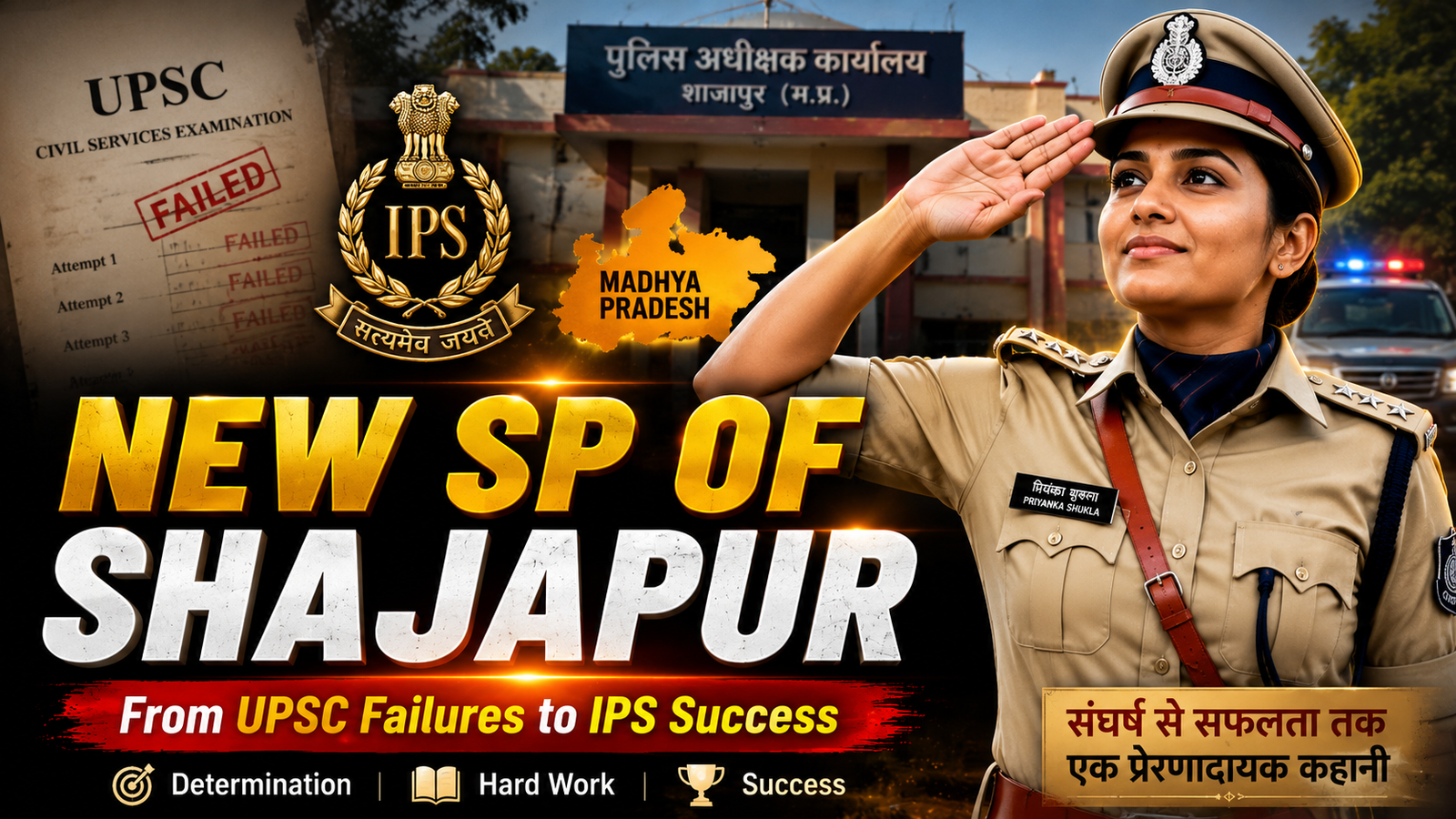 IPS Priyanka Shukla Becomes Shajapur SP
