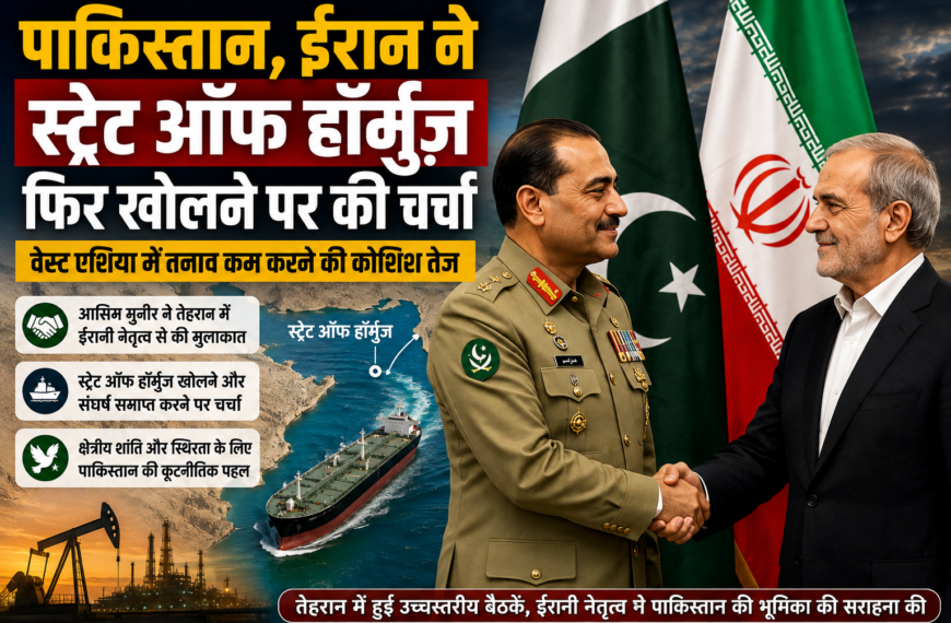 Pakistan Iran Talks स्ट्रेट ऑफ हॉर्मुज़ खोलने पर चर्चा